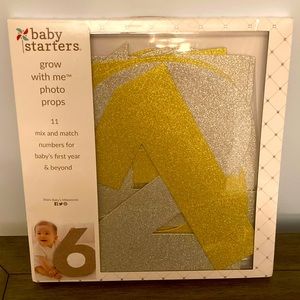 Baby Monthly Glitter Numbers Photo Props *NEW*